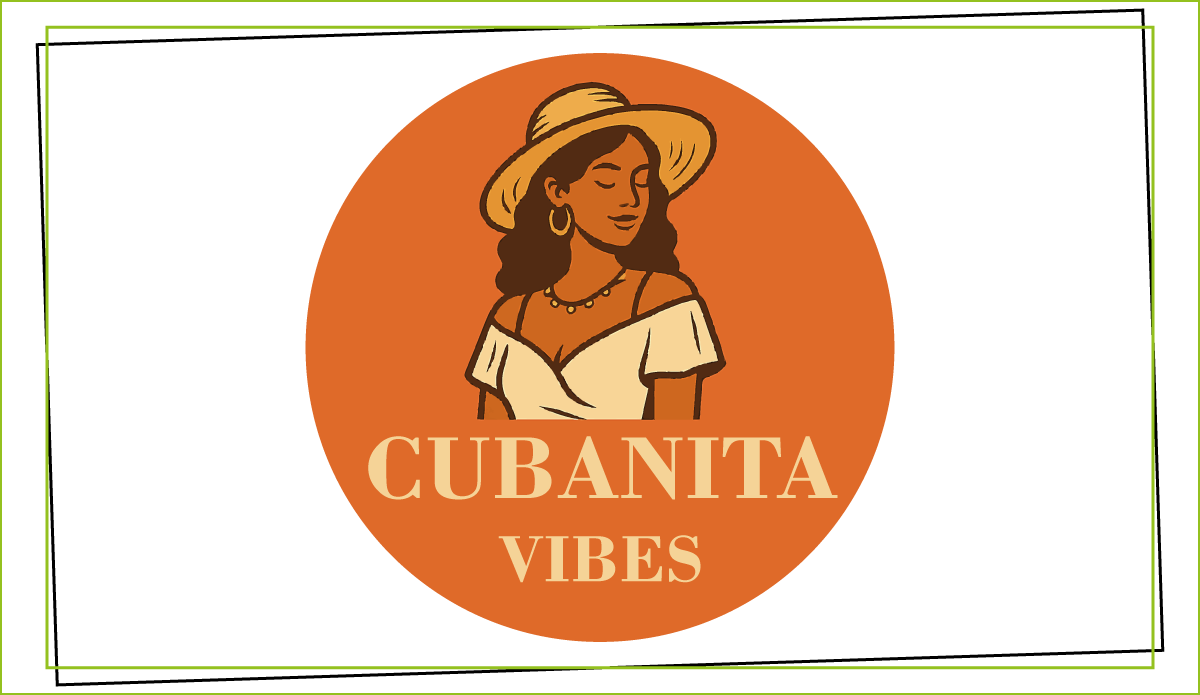 Logo für den YouTube-Kanal Cubanita Vibes im Retro-Illustrationsstil – entworfen von TG Grafikdesign